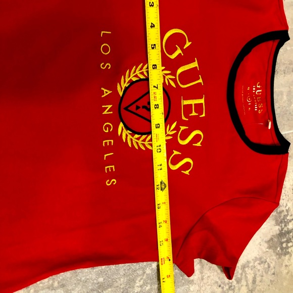 ♦️1 Left♦️Guess Los Angeles Women’s Embroidered T / Measurements are in Pics - Picture 11 of 12
